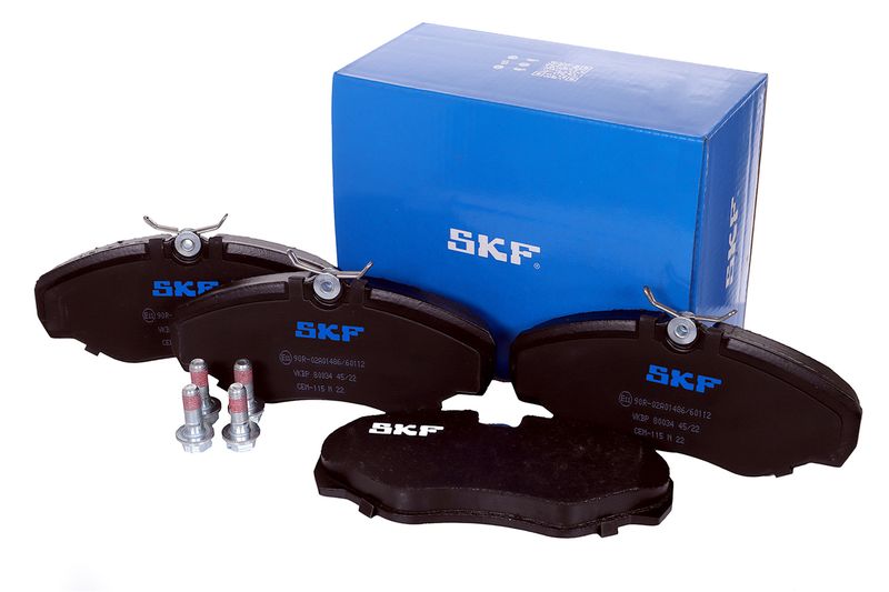 SKF VKBP80034 Комплект гальмівних накладок, дискове гальмо