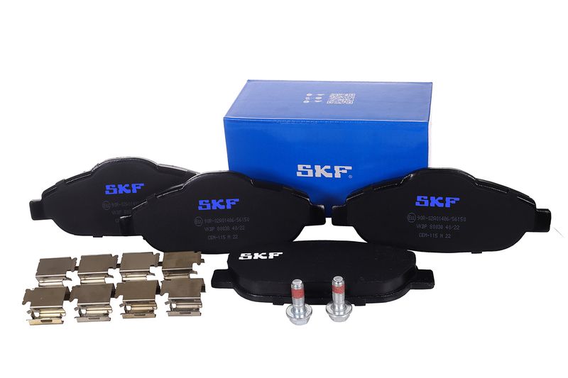 SKF VKBP80038 Комплект гальмівних накладок, дискове гальмо