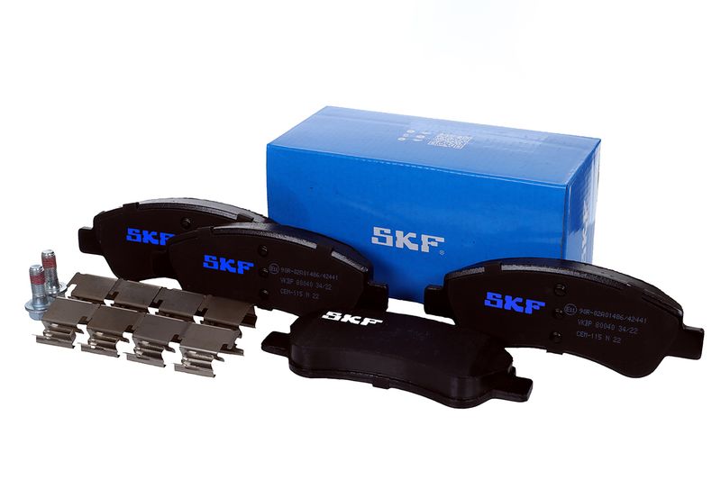 SKF VKBP80040 Комплект гальмівних накладок, дискове гальмо