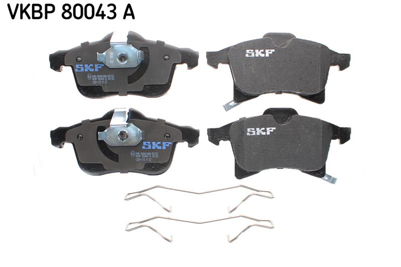 SKF VKBP80043A Комплект гальмівних накладок, дискове гальмо
