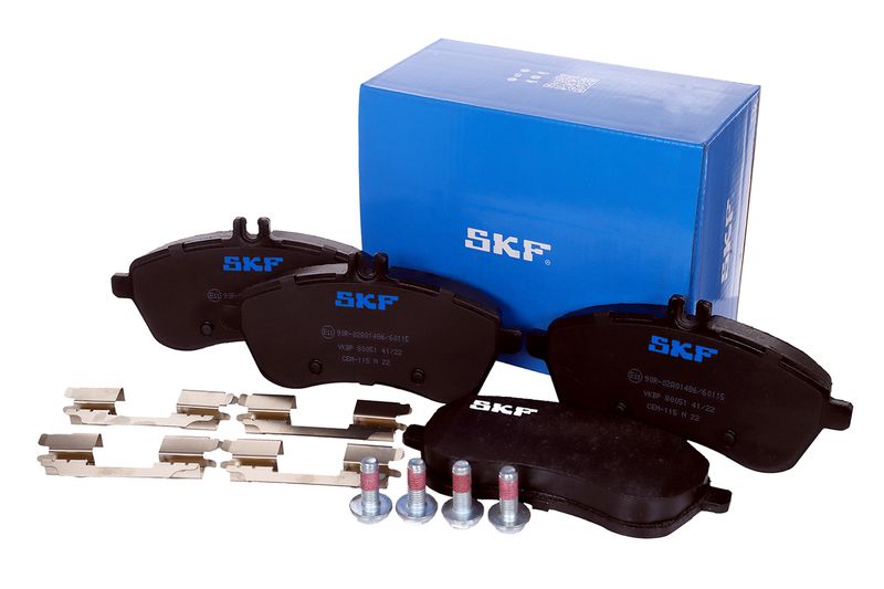 SKF VKBP80051 Комплект гальмівних накладок, дискове гальмо