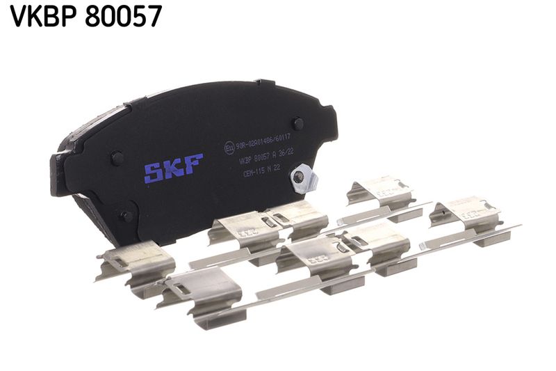 SKF VKBP80057A Комплект гальмівних накладок, дискове гальмо