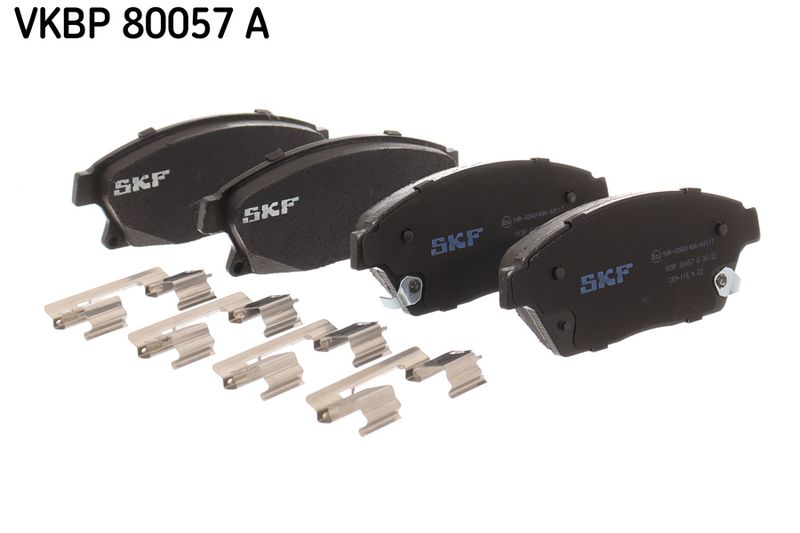 SKF VKBP80057A Комплект гальмівних накладок, дискове гальмо