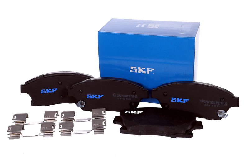 SKF VKBP80057A Комплект гальмівних накладок, дискове гальмо