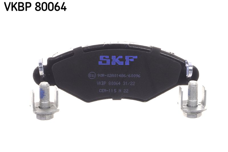 SKF VKBP80064 Комплект гальмівних накладок, дискове гальмо