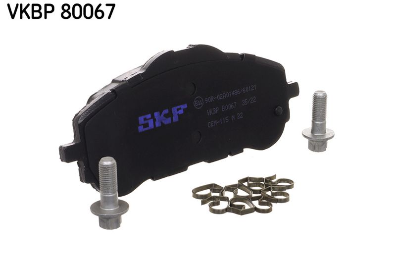 SKF VKBP80067 Комплект гальмівних накладок, дискове гальмо