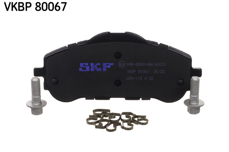 SKF VKBP80067 Комплект гальмівних накладок, дискове гальмо
