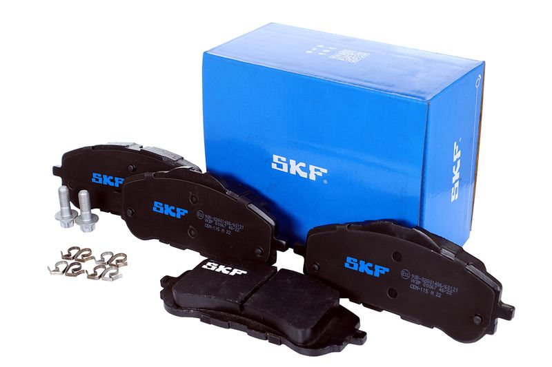 SKF VKBP80067 Комплект гальмівних накладок, дискове гальмо