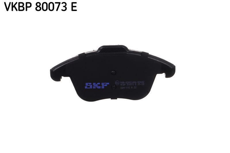 SKF VKBP80073E Комплект гальмівних накладок, дискове гальмо