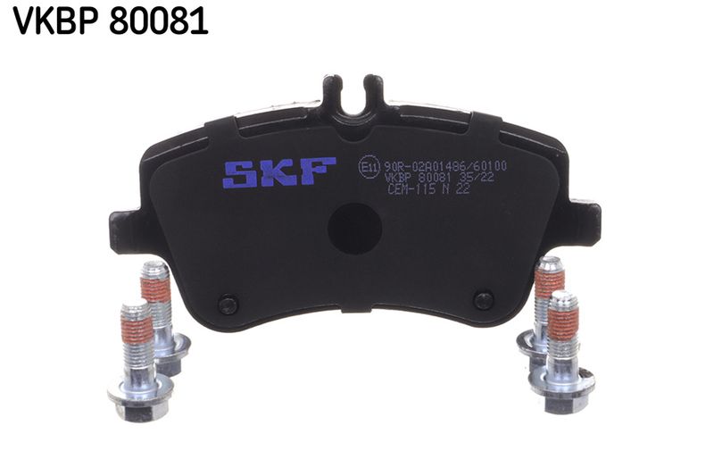 SKF VKBP80081 Комплект гальмівних накладок, дискове гальмо