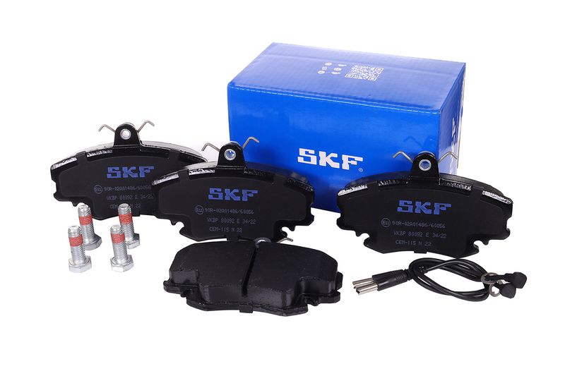 SKF VKBP80092E Комплект гальмівних накладок, дискове гальмо