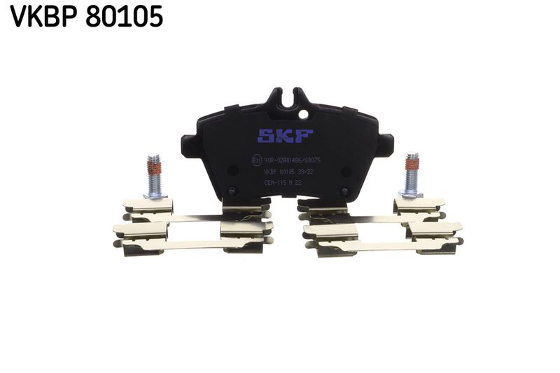 SKF VKBP80105 Комплект гальмівних накладок, дискове гальмо
