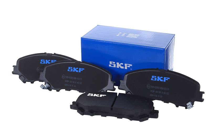 SKF VKBP80108A Комплект гальмівних накладок, дискове гальмо