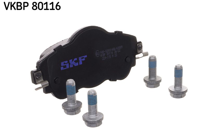 SKF VKBP80116 Комплект гальмівних накладок, дискове гальмо
