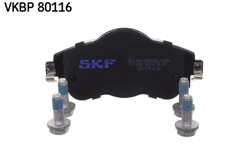SKF VKBP80116 Комплект гальмівних накладок, дискове гальмо