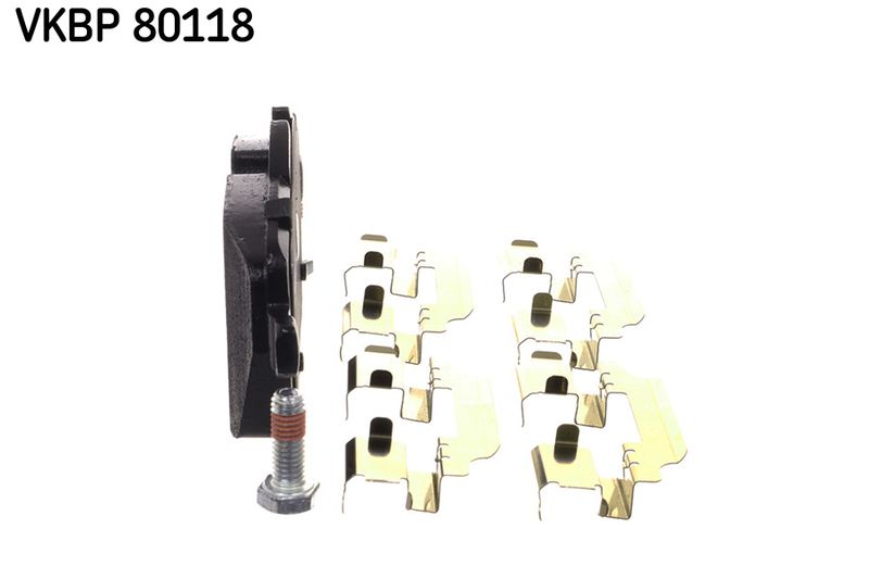 SKF VKBP80118 Комплект гальмівних накладок, дискове гальмо