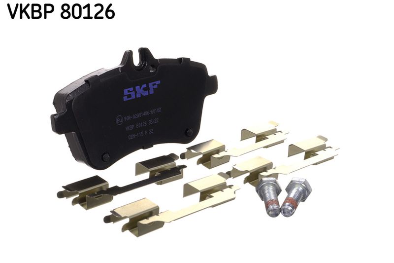 SKF VKBP80126 Комплект гальмівних накладок, дискове гальмо