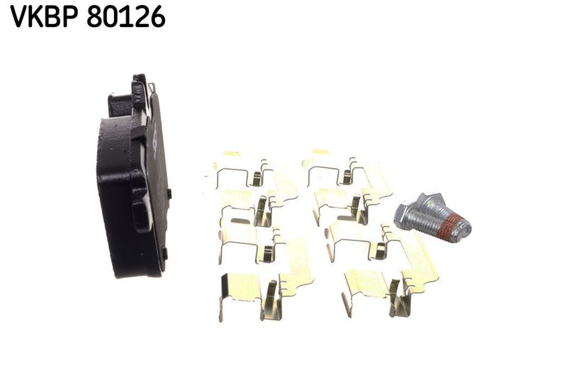 SKF VKBP80126 Комплект гальмівних накладок, дискове гальмо
