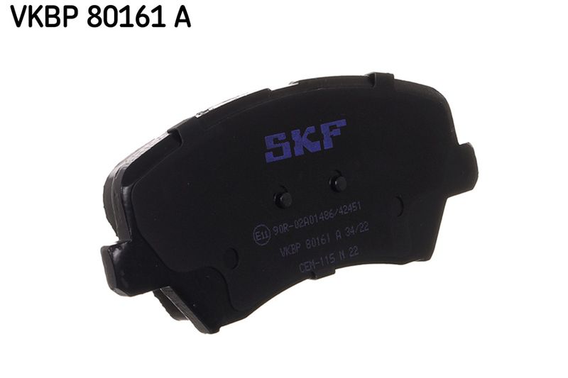 SKF VKBP80161A Комплект гальмівних накладок, дискове гальмо