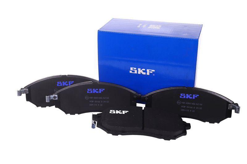 SKF VKBP80166A Комплект гальмівних накладок, дискове гальмо