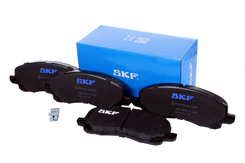 SKF VKBP80169A Комплект гальмівних накладок, дискове гальмо