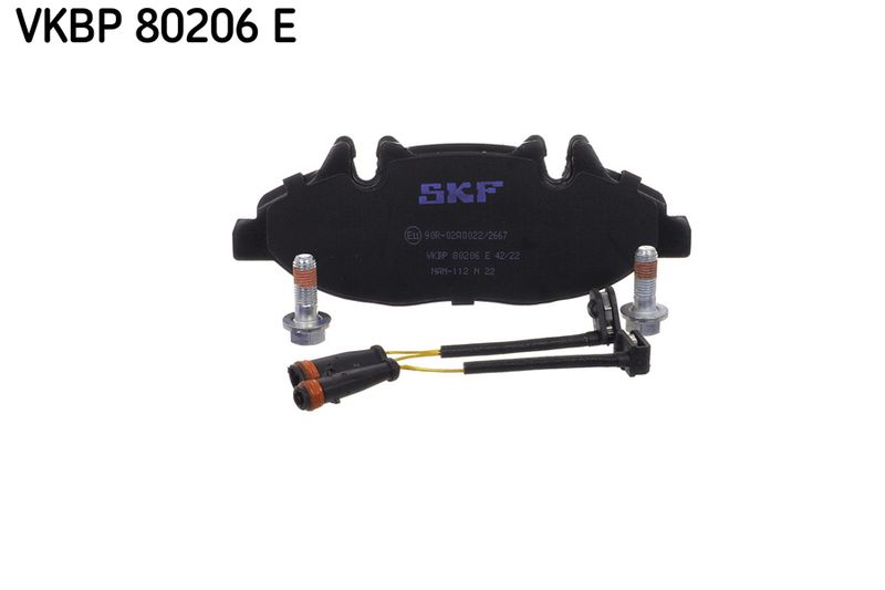 SKF VKBP80206E Комплект гальмівних накладок, дискове гальмо