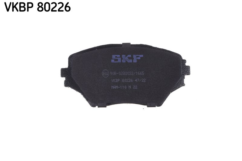 SKF VKBP80226 Комплект гальмівних накладок, дискове гальмо