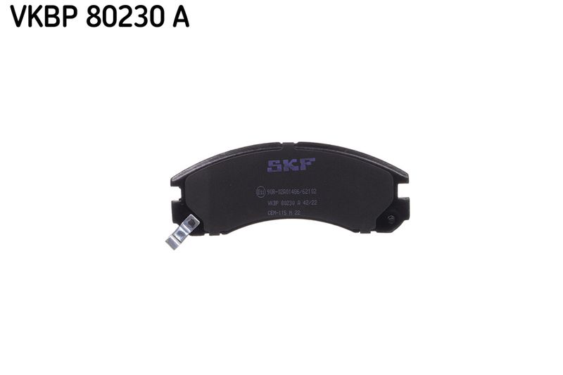 SKF VKBP80230A Комплект гальмівних накладок, дискове гальмо