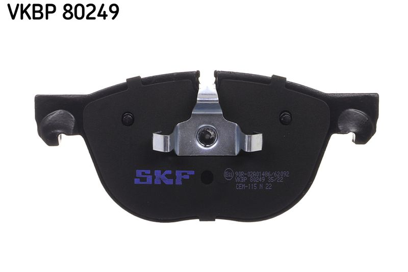 SKF VKBP80249 Комплект гальмівних накладок, дискове гальмо