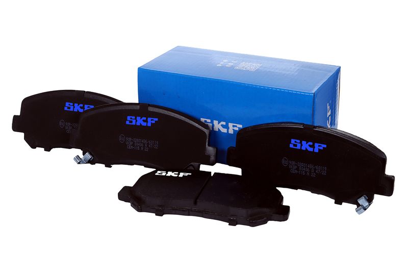 SKF VKBP80406A Комплект гальмівних накладок, дискове гальмо