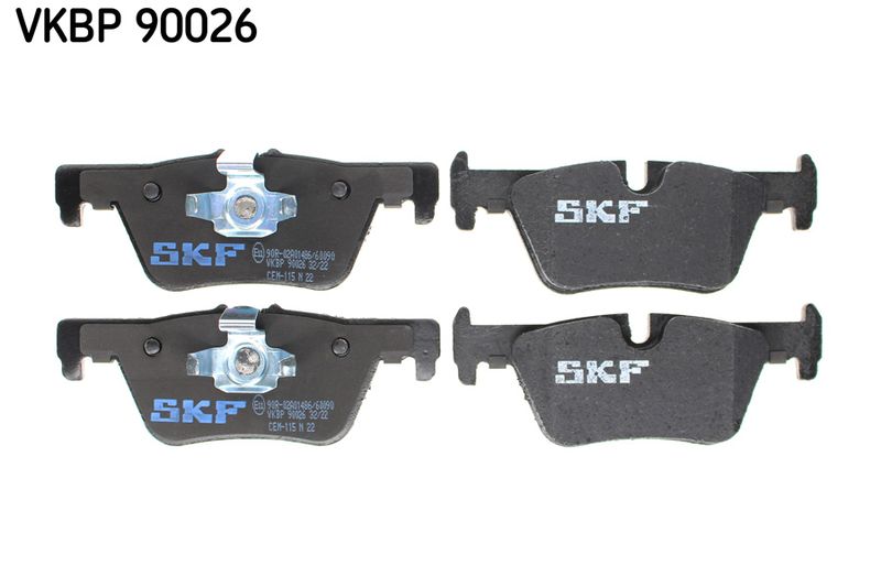 SKF VKBP90026 Комплект гальмівних накладок, дискове гальмо