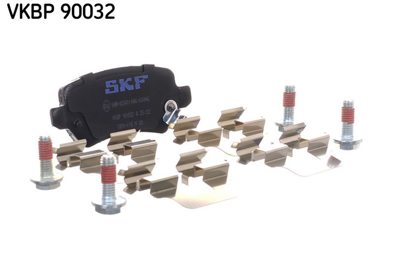 SKF VKBP90032A Комплект гальмівних накладок, дискове гальмо