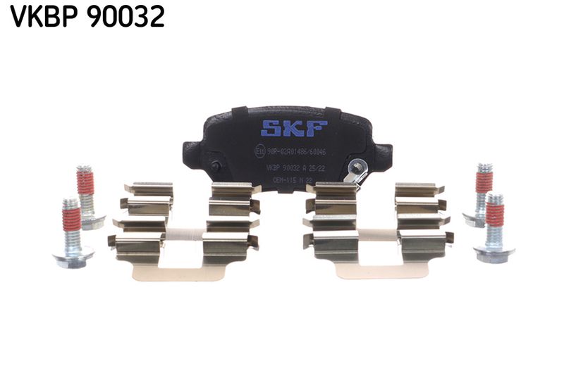SKF VKBP90032A Комплект гальмівних накладок, дискове гальмо
