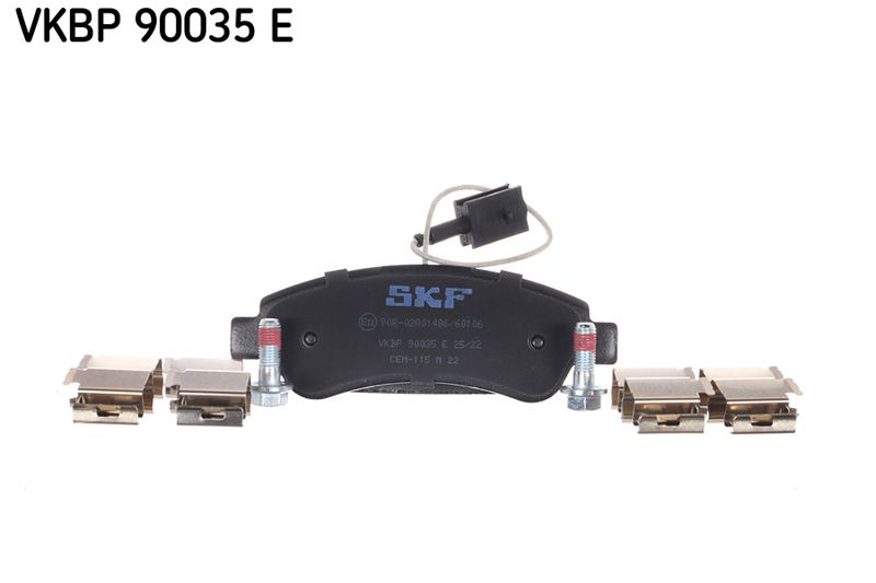 SKF VKBP90035E Комплект гальмівних накладок, дискове гальмо