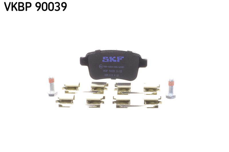 SKF VKBP90039 Комплект гальмівних накладок, дискове гальмо