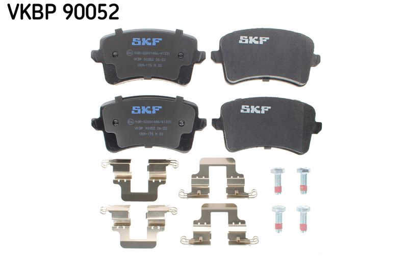 SKF VKBP90052 Комплект гальмівних накладок, дискове гальмо