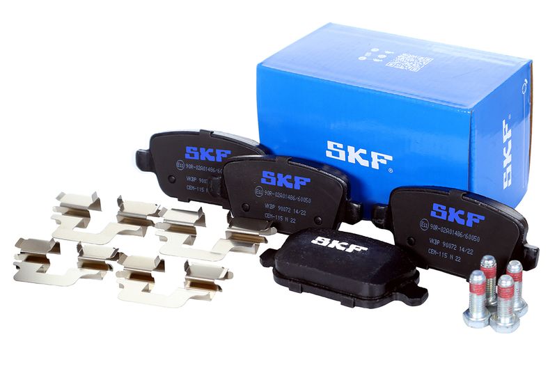 SKF VKBP90072 Комплект гальмівних накладок, дискове гальмо
