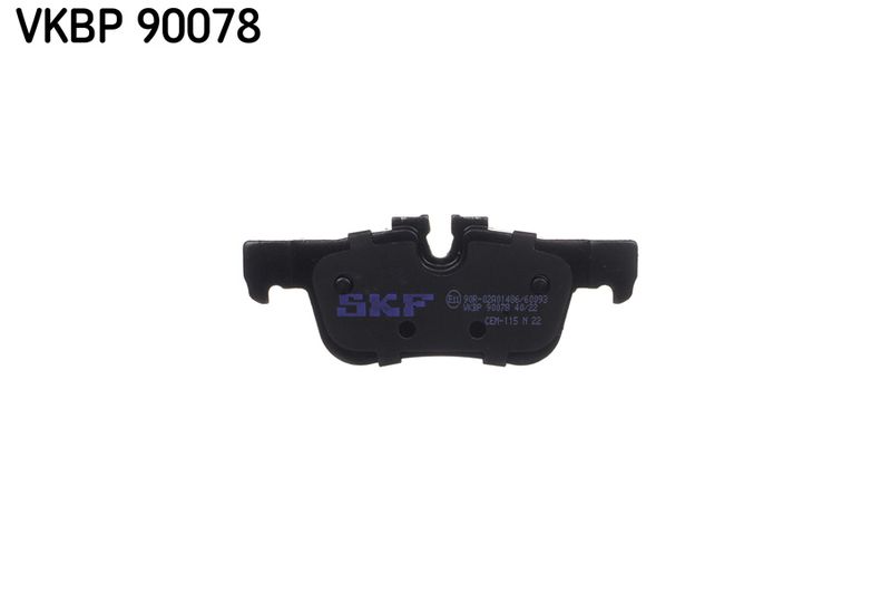 SKF VKBP90078 Комплект гальмівних накладок, дискове гальмо