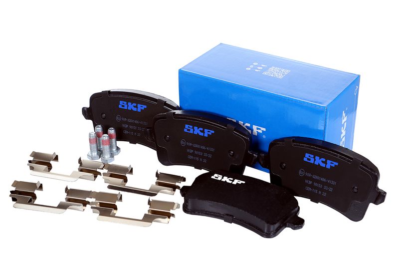SKF VKBP90150 Комплект гальмівних накладок, дискове гальмо
