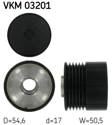 SKF VKM03201 Механізм вільного ходу генератора