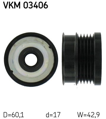 SKF VKM03406 Механізм вільного ходу генератора