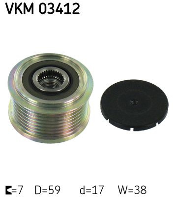 SKF VKM03412 Муфта обгінна генератора (Вир-во SKF)