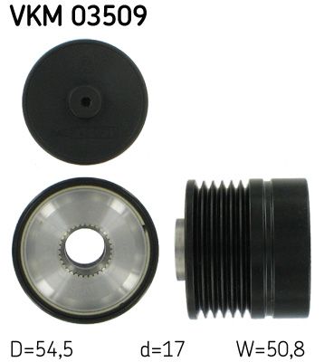 SKF VKM03509 Механізм вільного ходу генератора