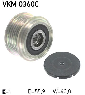 SKF VKM03600 Муфта обгінна генератора (Вир-во SKF)
