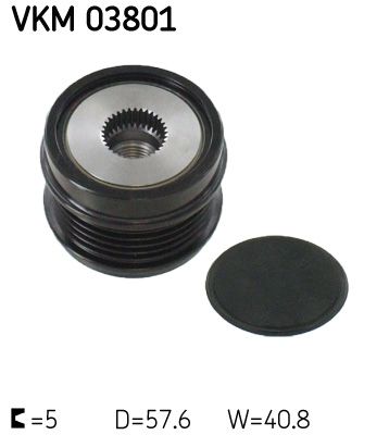 SKF VKM03801 Механізм вільного ходу генератора