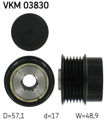 SKF VKM03830 Муфта обгінна генератора (Вир-во SKF)