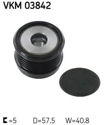 SKF VKM03842 Муфта обгінна генератора (Вир-во SKF)