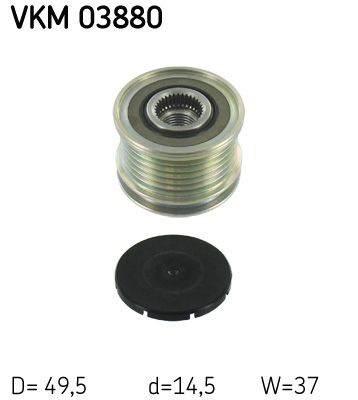 SKF VKM03880 Механізм вільного ходу генератора (Вир-во SKF)