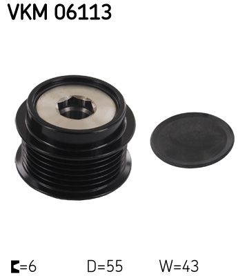 SKF VKM06113 Натяжний ролик поліклинового реміня (Вир-во SKF)