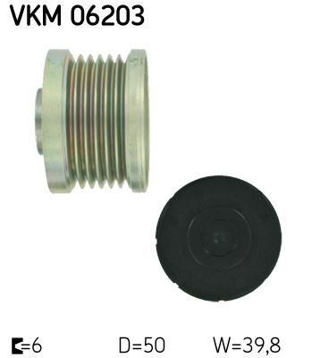 SKF VKM06203 Муфта обгінна генератора (Вир-во SKF)